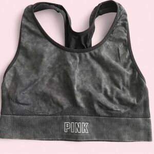 PINK Victoria's Secret Seamless Racerback Sports Bra